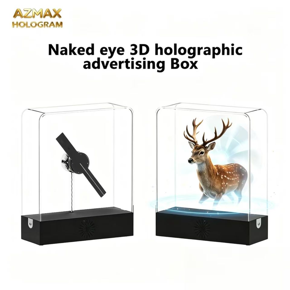 Supplier desktop display family example with sample holographic content